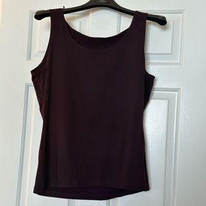 Worth wine colored stretch tank